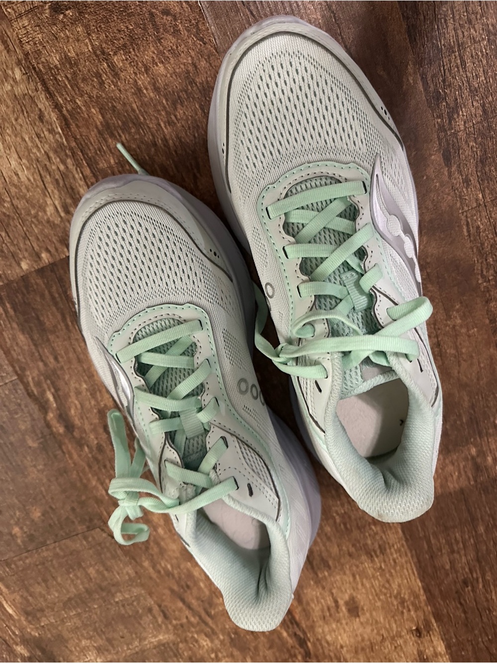 Saucony Women's Mint Green Athletic Running Shoes